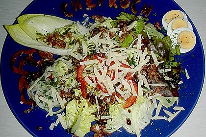 Salatsauce mit K&uuml;rbiskern&ouml;l f&uuml;r Blattsalate