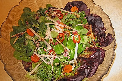 Salatsauce mit K&uuml;rbiskern&ouml;l f&uuml;r Blattsalate 1