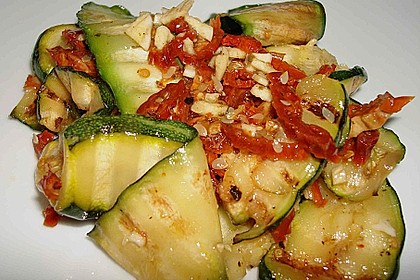 Gegrillter Zucchini - Salat