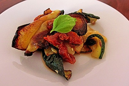Gegrillter Zucchini - Salat 2