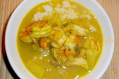 Curry Prawns scharf
