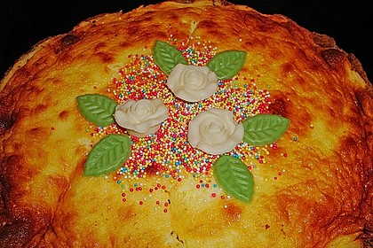 Apfelkuchen mit Rahmguss und Rumrosinen 2