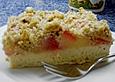 Pfirsich - Haselnuss - Kuchen