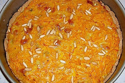 Herzhafter K&uuml;rbis - K&auml;se - Kuchen vom Blech