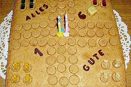 B&auml;rchen &auml;rgere dich nicht - Kuchen