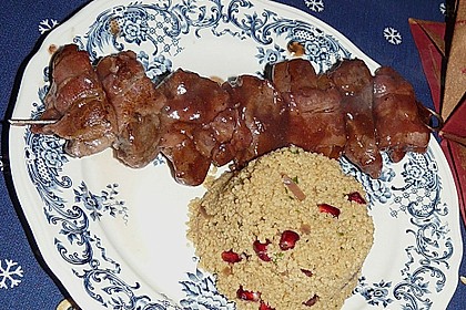 Couscous mit Granatapfelkernen