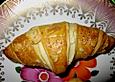 Einfache schnelle Marzipan - Croissants