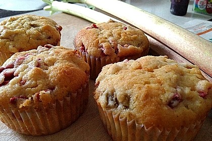 Erdbeer - Rhabarber - Muffins 11