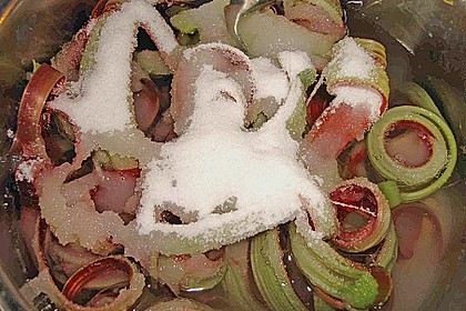 Rhabarbersirup 1