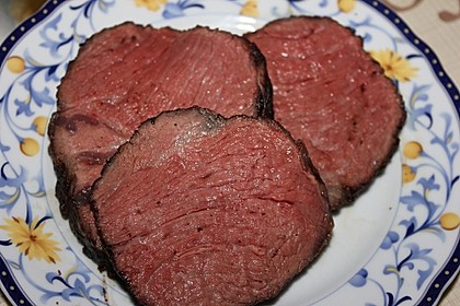 Rinderbraten mit Niedrigtemperatur gegart 5