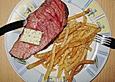 Rinderbraten mit Niedrigtemperatur gegart