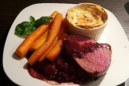 Rinderbraten mit Niedrigtemperatur gegart 3