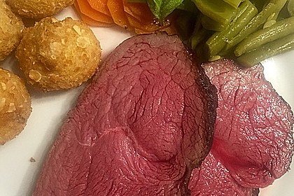 Rinderbraten mit Niedrigtemperatur gegart 2