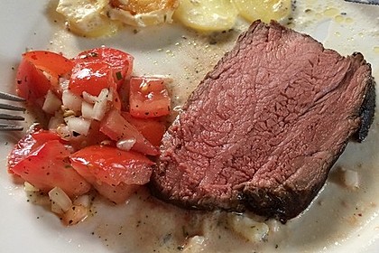 Rinderbraten mit Niedrigtemperatur gegart 11