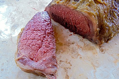 Rinderbraten mit Niedrigtemperatur gegart 13