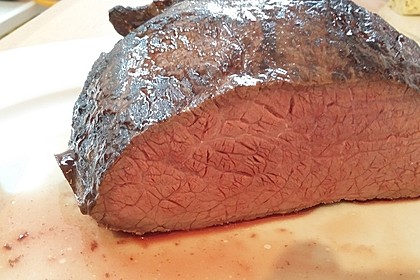 Rinderbraten mit Niedrigtemperatur gegart 16
