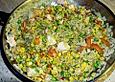 Gem&uuml;se - Reis - Pfanne mit Lachs