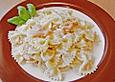 R&auml;ucherlachs und Fettuccine
