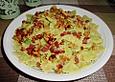 Farfalle mit Erbsenrahm