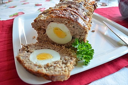 Uschis Hackbraten mit Ei