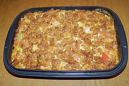 Hirse - Gem&uuml;se - Auflauf
