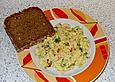 Buntes R&uuml;hrei mit Chili und Wei&szlig;wein