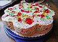 Bunte G&ouml;tterspeise - Torte