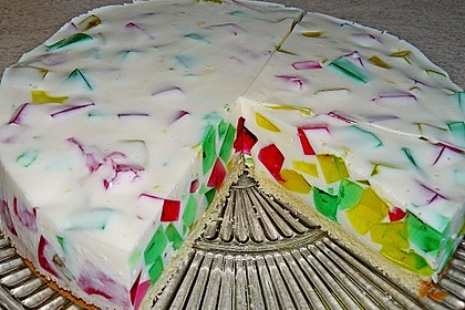 Bunte G&ouml;tterspeise - Torte 1