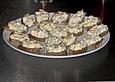 Eieraufstrich auf Bauernbrot