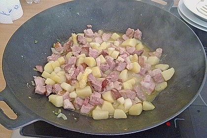 Spargel - Bratkartoffel - Pfanne