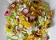 Endiviensalat mit Orangen, Radieschen und Waln&uuml;ssen