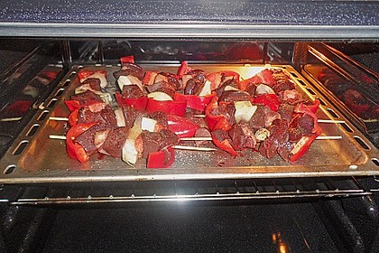 Schaschlik mit Leber 2
