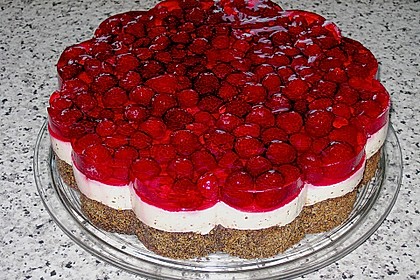 Himbeer - Topfencreme - Torte