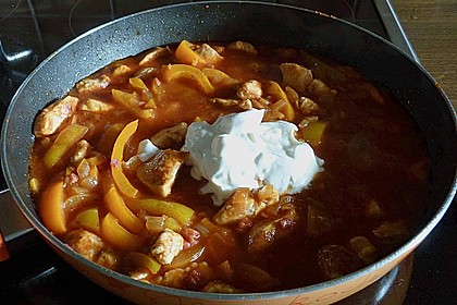 H&auml;hnchen mit Paprika 2