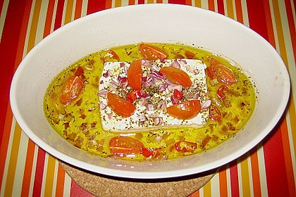 Gebackener Schafsk&auml;se 'Griechische Art'
