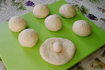 Marzipan - Buchteln mit Kirschen 19
