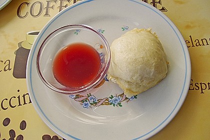 Marzipan - Buchteln mit Kirschen 7
