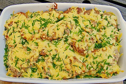 Bratkartoffeln a la creme mit Filet 3