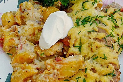 Bratkartoffeln a la creme mit Filet 4