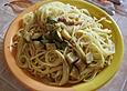 Spaghetti mit Erdnussso&szlig;e