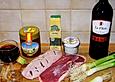 Entenbrust in pikanter Rotweinsauce