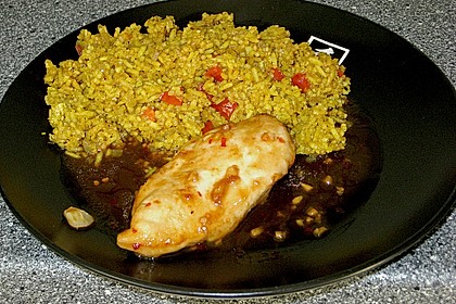 Urmelis cremig, feuriger Masala - Reis auf indische Art 1