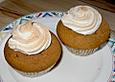 Rhabarber - Muffins mit Baiserhaube