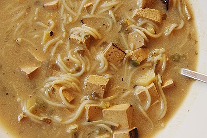 Misosuppe mit Ingwer