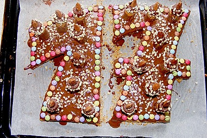 Nusskuchen mit Schokoglasur 1