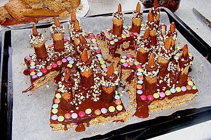 Nusskuchen mit Schokoglasur 2