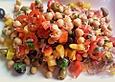 Mediterraner Kichererbsensalat