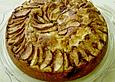Apfelkuchen mit Buttermilch und Zimtguss