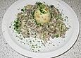Champignon - Hackfleischpfanne mit Semmelkn&ouml;deln