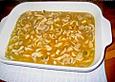 Gratinierte Sp&auml;tzlepfanne mit Sahnegeschnetzeltem